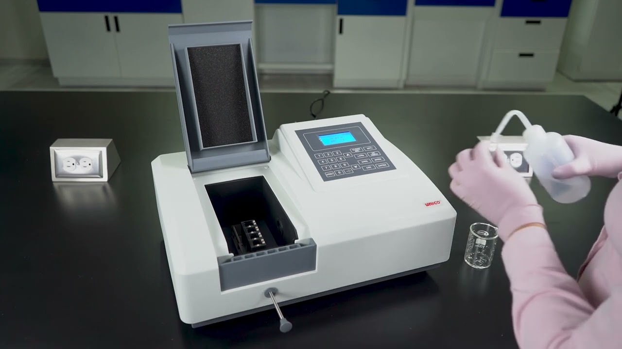 Demostración Espectrofotómetro UV Visible UNC-S-2150UV