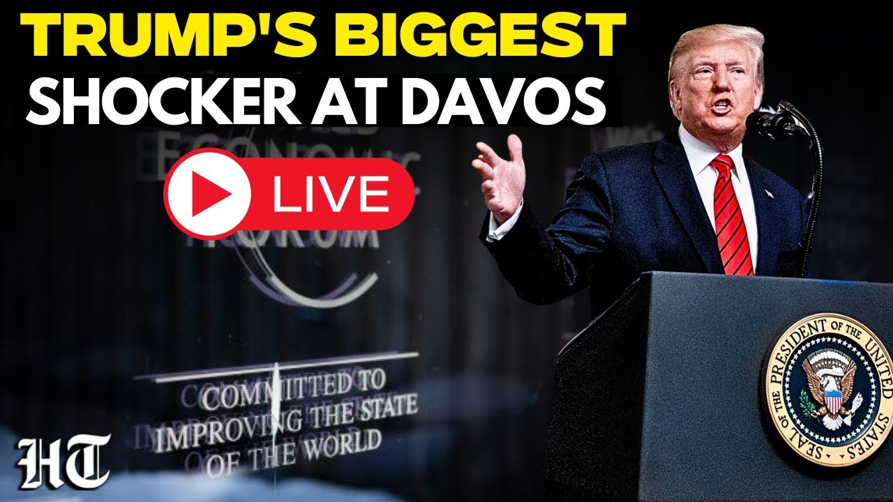Trump Live | US President Donald Trump’s Davos Speech Leaves Everyone Shocked | WEF 2026 | US News