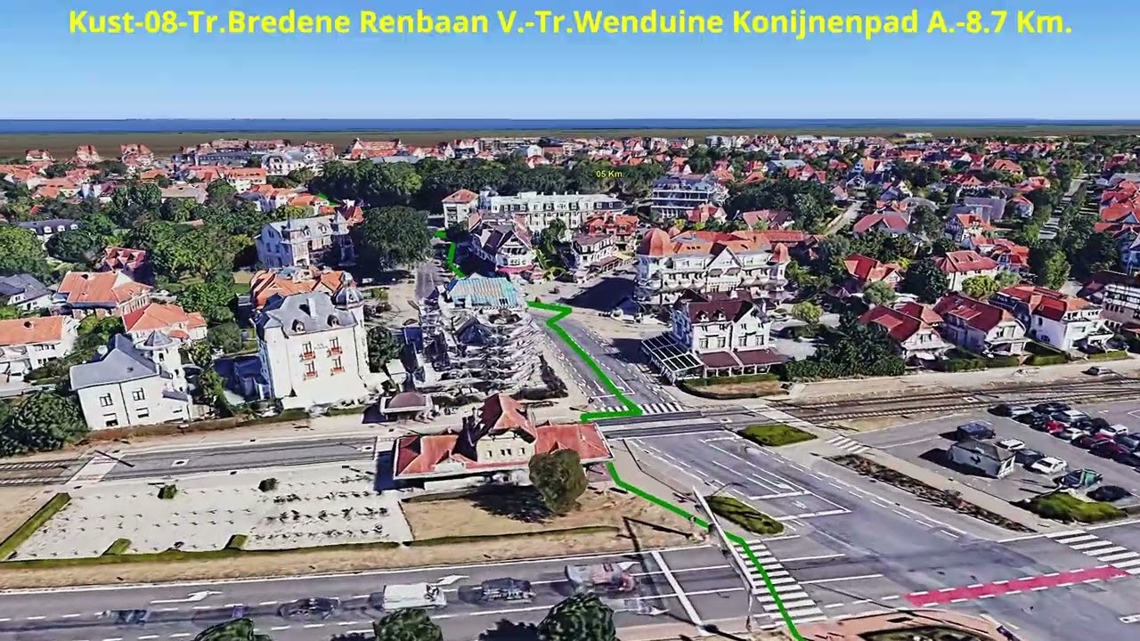 Kust 08 Tr Bredene Renbaan V  Tr Wenduine Konijnenpad A  8 7Km 4k