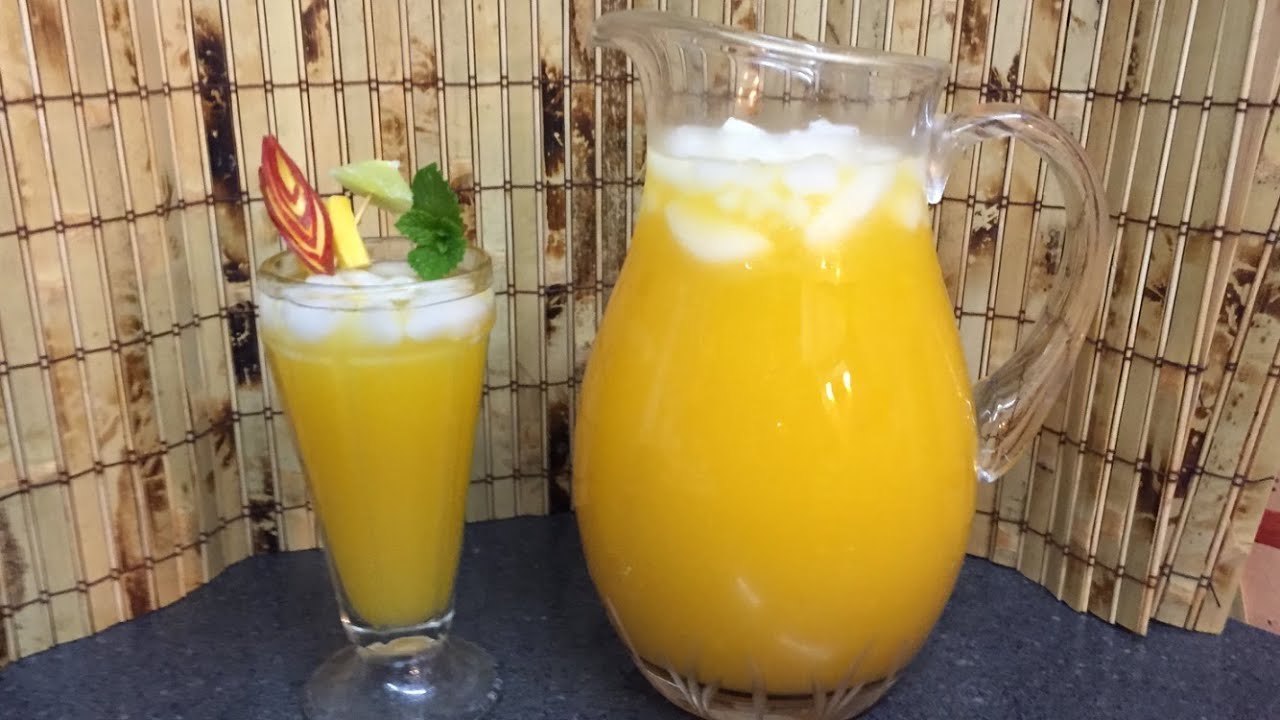 AGUA FRESCA DE MANGO, RECETA DELICIOSA!