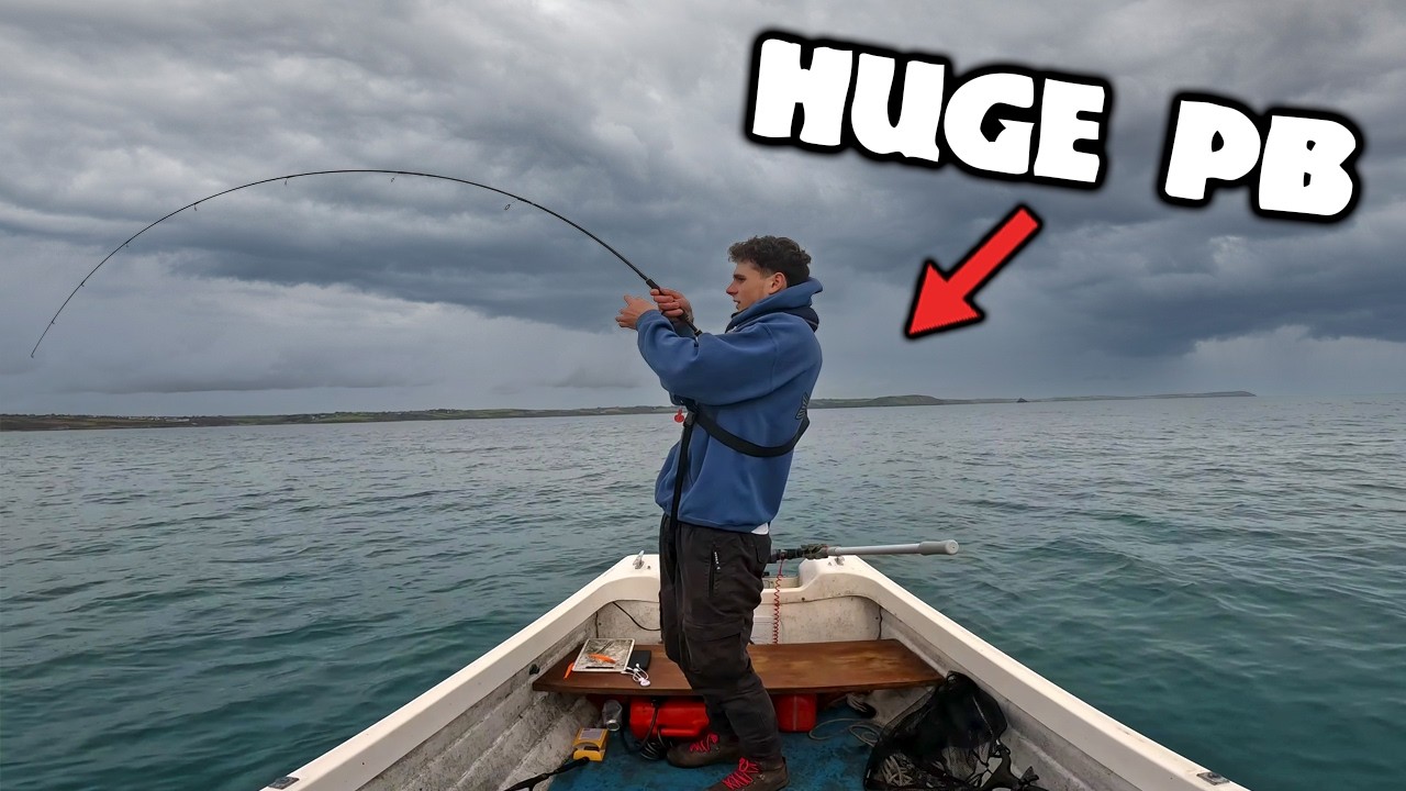 PB FISH Caught during crazy 1v1 | UK Sea Fishing | The Fal Anglers
