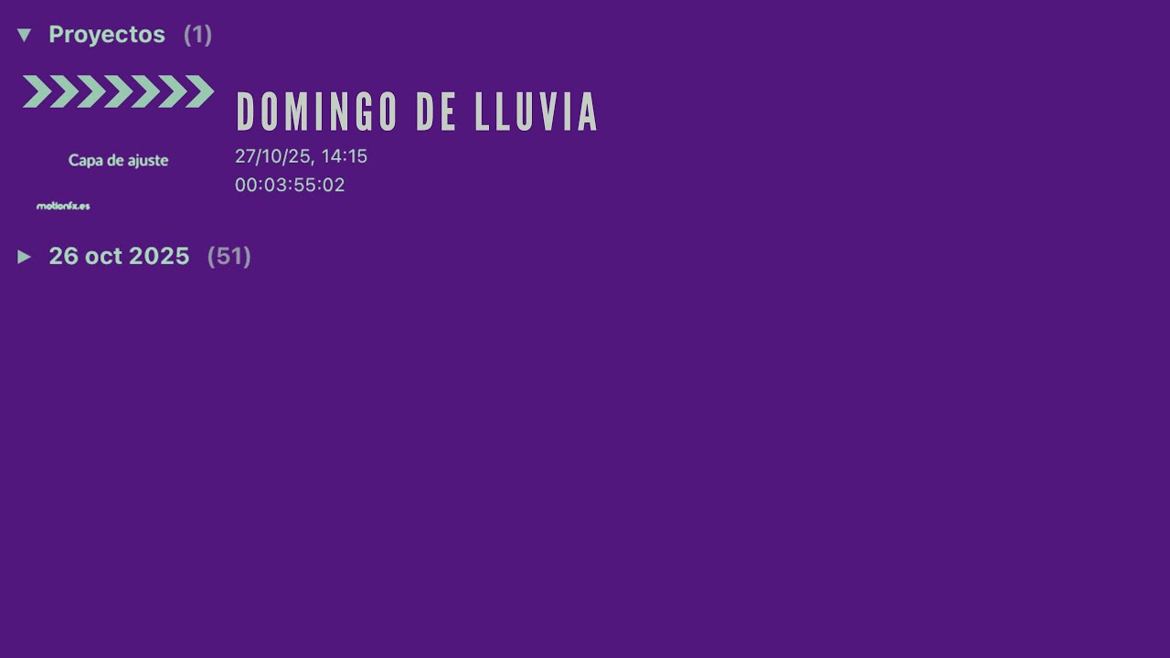 VLOG_019. Domingo de lluvia