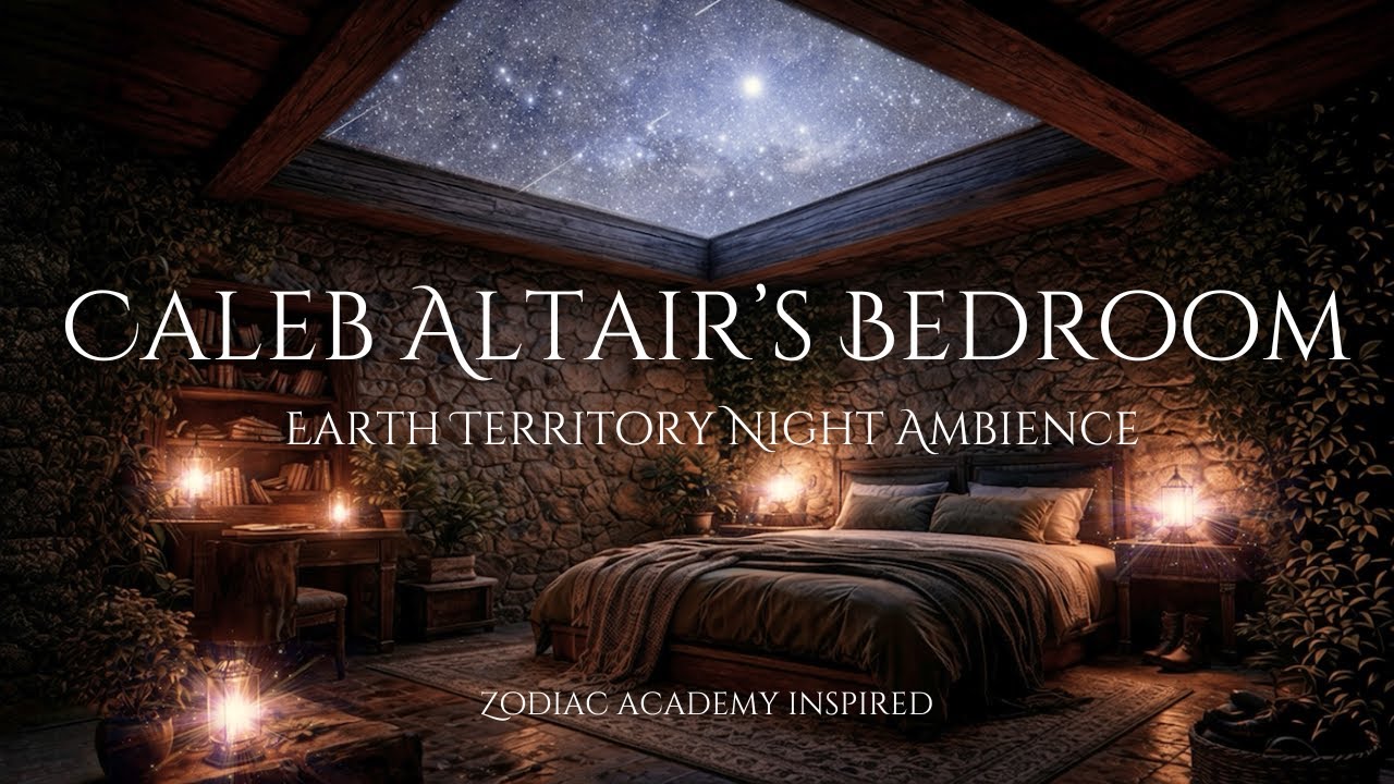 Caleb Altair’s Bedroom | Earth Territory Night Ambience | Zodiac Academy