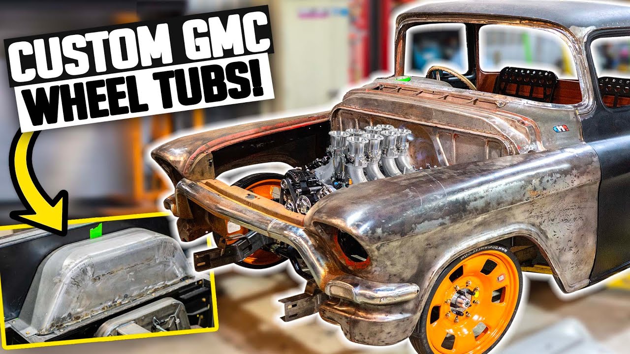 '57 GMC Stepside Wheel Tub Fabrication + Rear Differential Install - LS Swapped GMC Truck Ep. 7