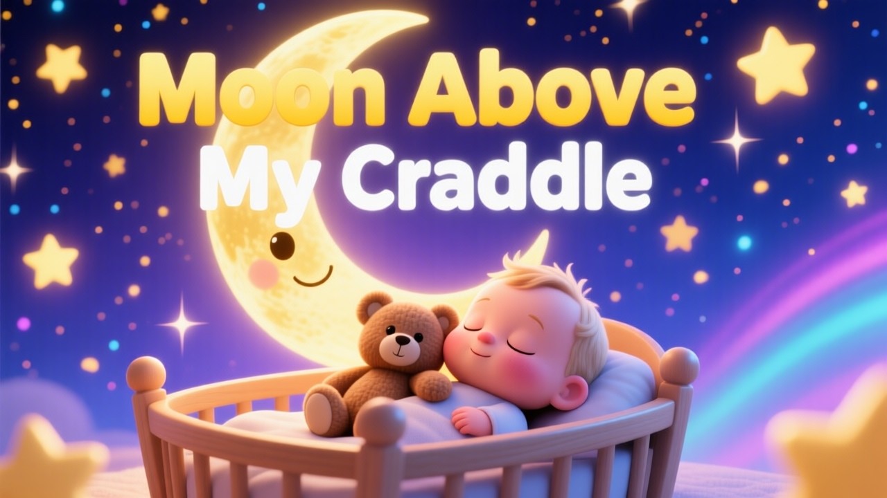 Best Bedtime Songs 😴 | Soothing Lullabies for Babies and Toddlers | Moon above my Cradle