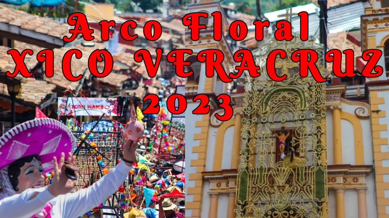 Esto es #Veracruz 📍|| Levantamiento del Arco Floral en #Xico #Veracruz