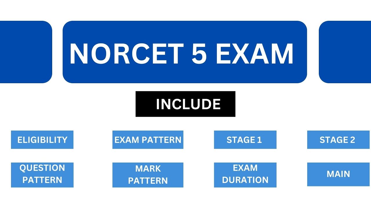 NORCET 5 EXAM PREPARATION | ELIGIBILITY | EXAM PATTERN | STAGE 1 | STAGE 2 | QUESTION MARK PATTERN