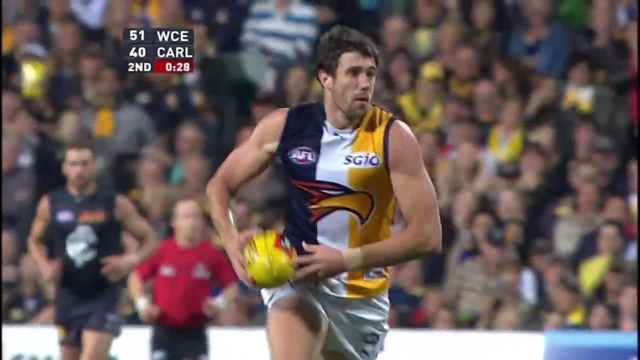Did Chris Masten try steal a goal from Josh Kennedy?