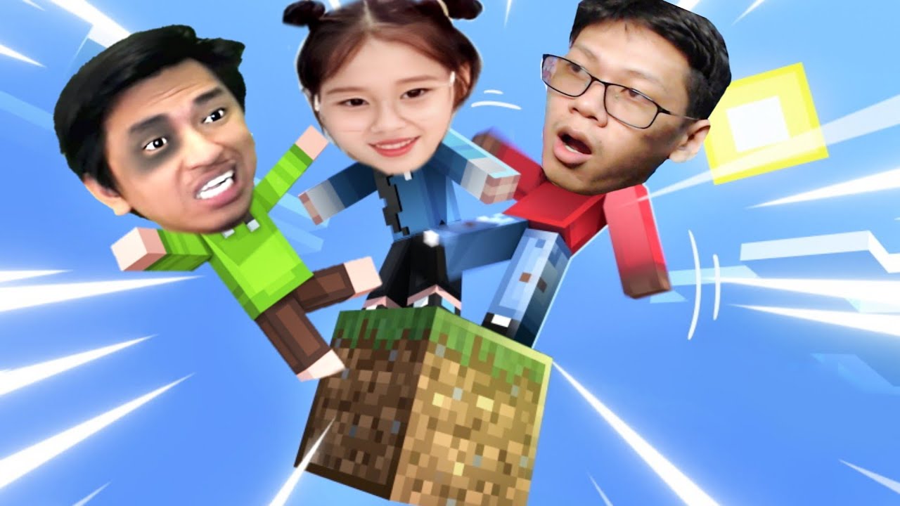 លេង One Block Update ថ្មី ជាមួយស្រីស្អាត និង ជនធនថោក VK 🤣 | Minecraft One Block Part 01