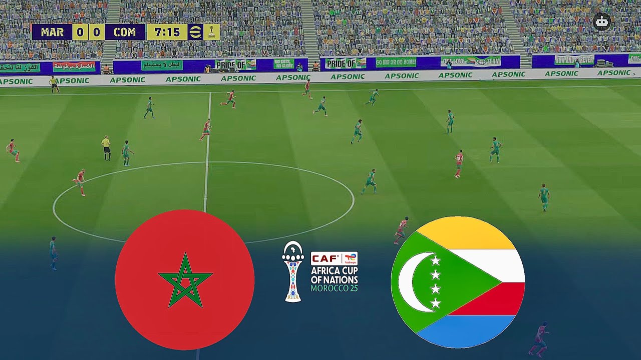MOROCCO vs COMOROS | AFRICA CUP OF NATIONS 2025