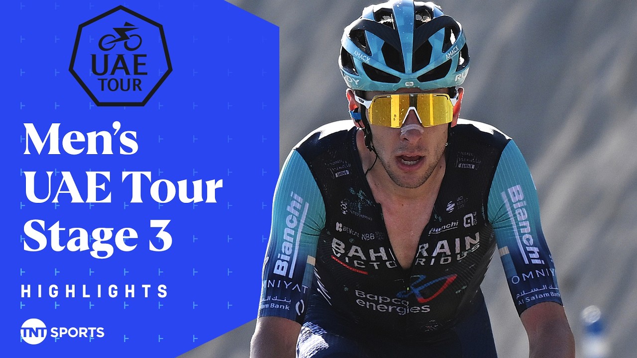 WHAT A WIN! 💪 | Men's UAE Tour Stage 3 Race Highlights | TNT Sports Cycling