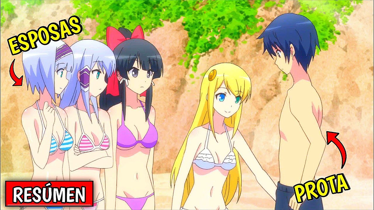 💥RENACE en otro MUNDO con el PODER de un DIOS y consigue 9 ESPOSAS🔥| isekai smartphone resumen