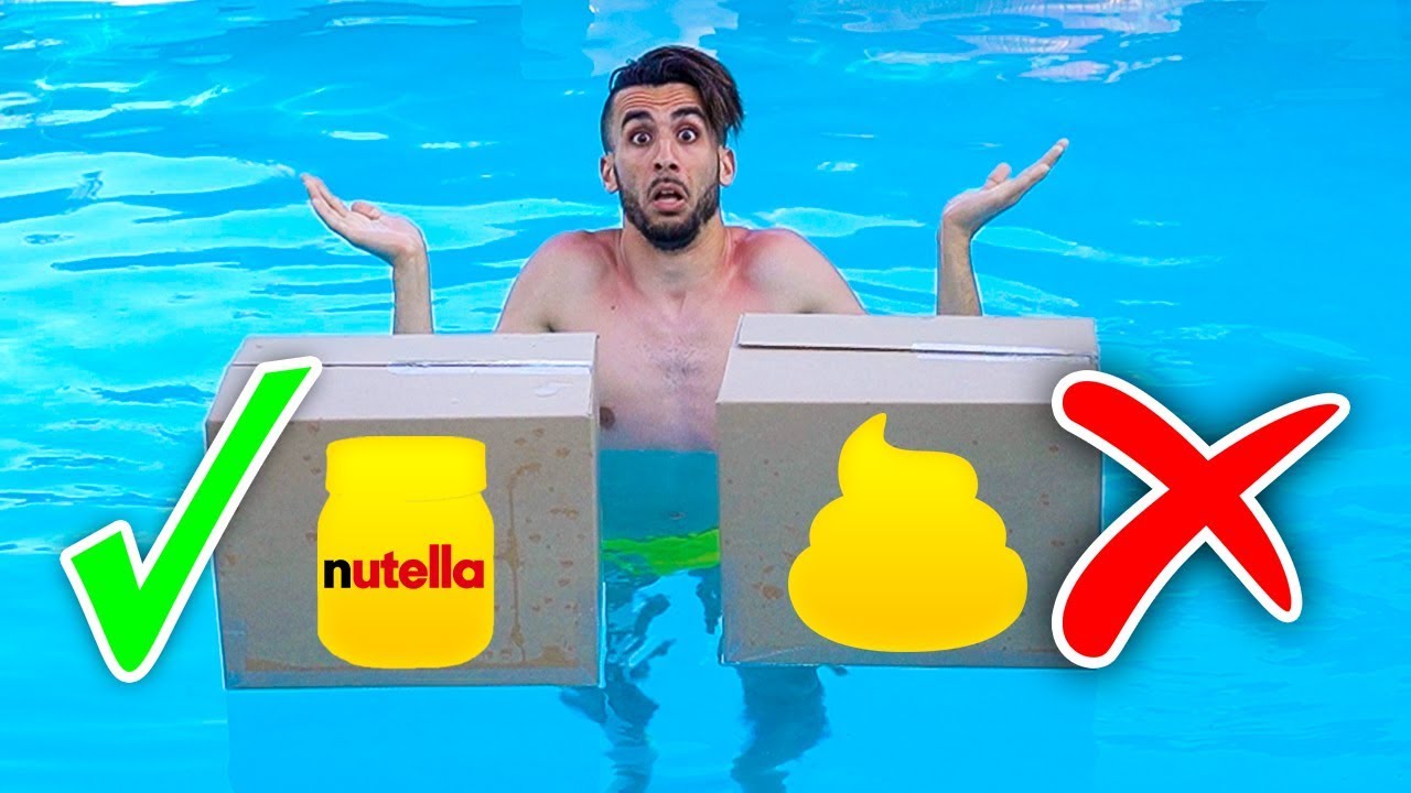 🤢 NON MANGIARE dalla SCATOLA SBAGLIATA in PISCINA! *disgustoso*
