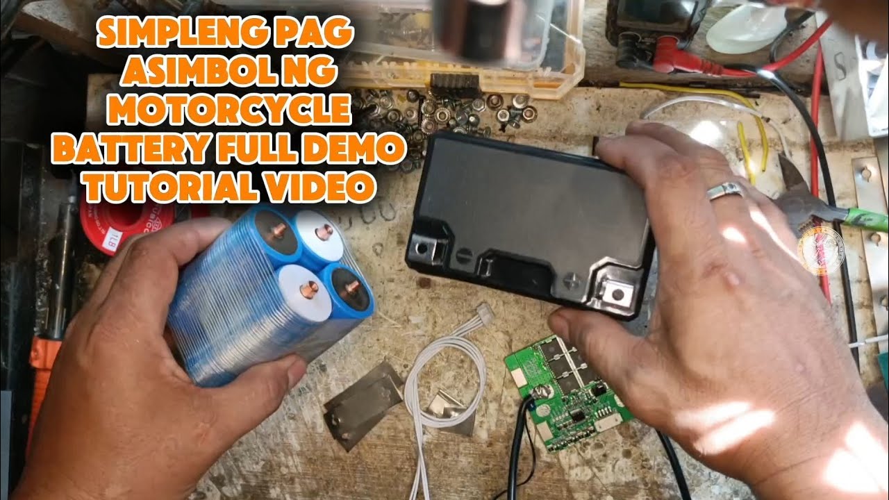 Paano mag asimbol ng battery ng motor full demo tutorial video step by step 