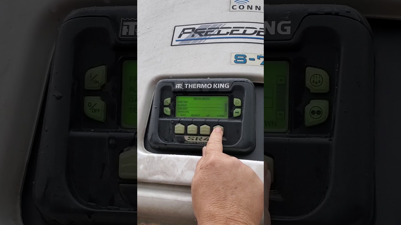 Thermo King Reefer - How to check hours