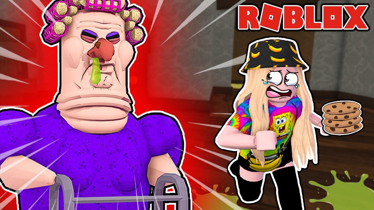 OBRZYDLIWA BABCIA CHCE MNIE DORWAĆ ! 😫🤢 Roblox GRUMPY GRAN 👩🏻‍🦳