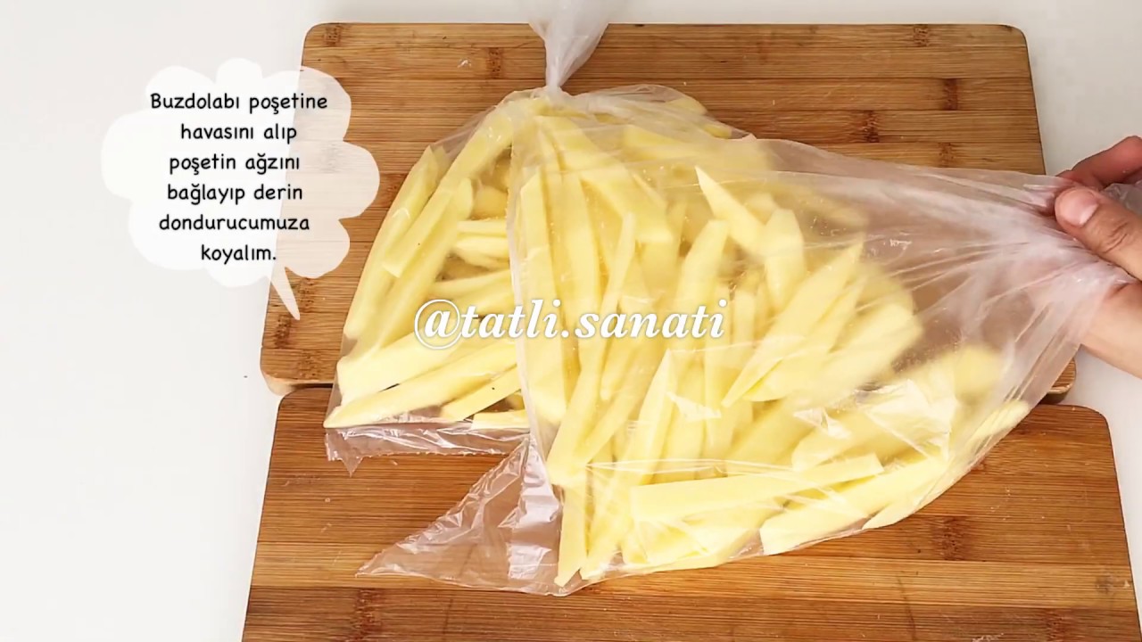 Derin Dondurucuda PATATES Saklama | POTATO Storage in the Freezer | Tatlı Sanatı