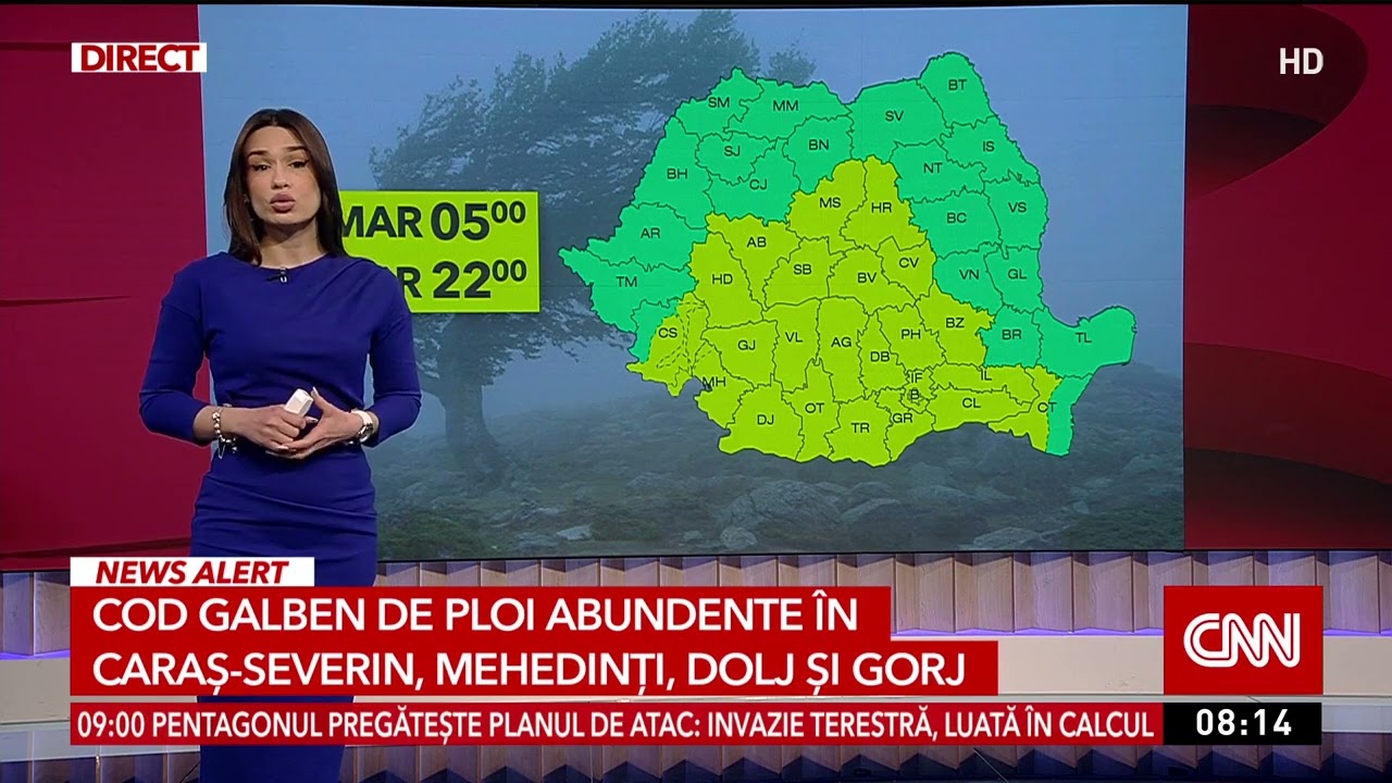 Vremea se schimbă radical. Ploi și v&acirc;nt puternic &icirc;n jumătate din țară