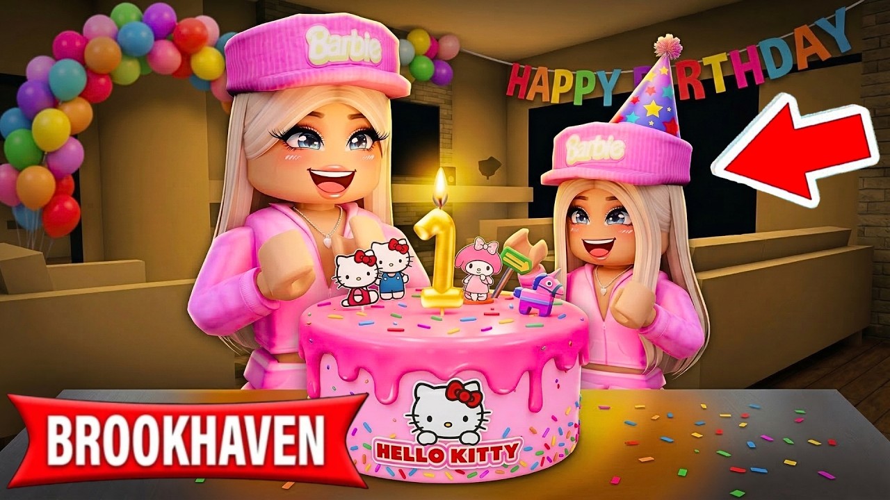 BABY CANSEL hat 1. GEBURTSTAG 🎂 (Roblox 🏡 RP)