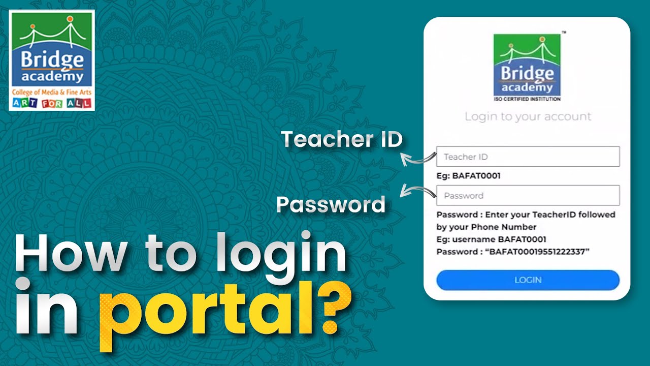 How to Login? | Bridge Academy | Grade Exams