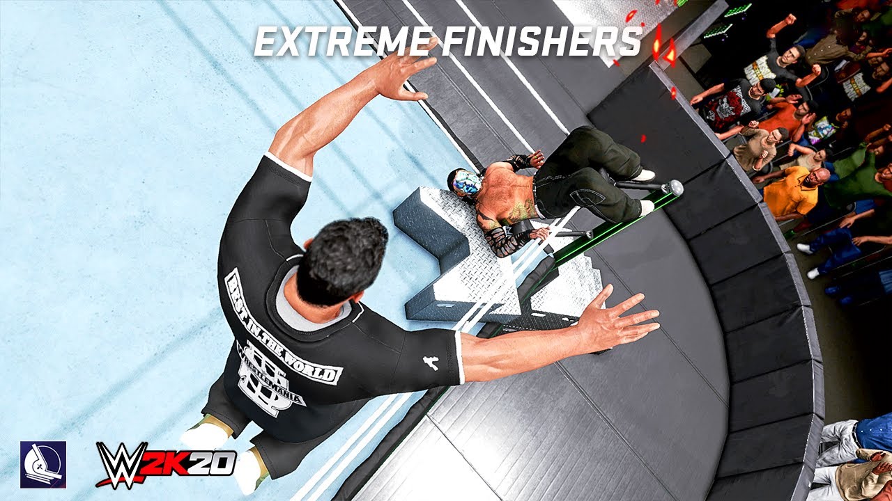 25 Extreme Finishers In WWE 2K20 (amazing!)