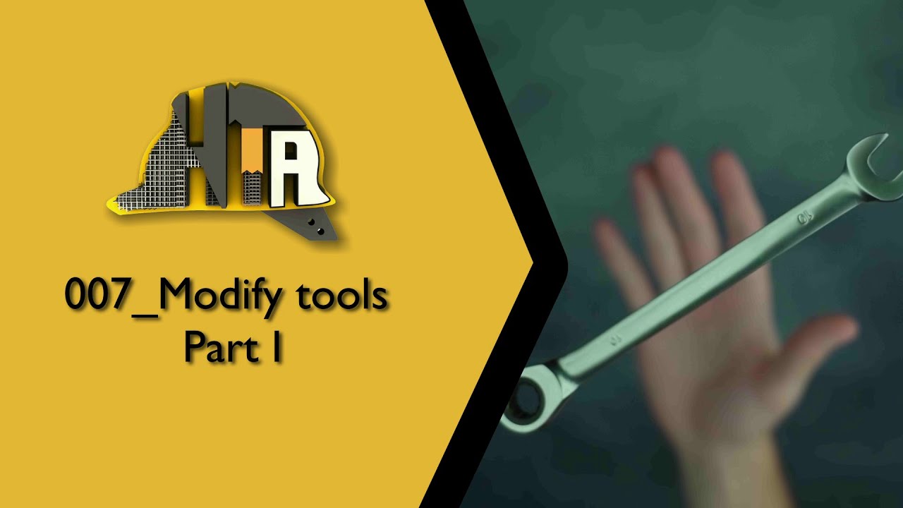 Modify tools 1 - Allplan Cours/Tutorial