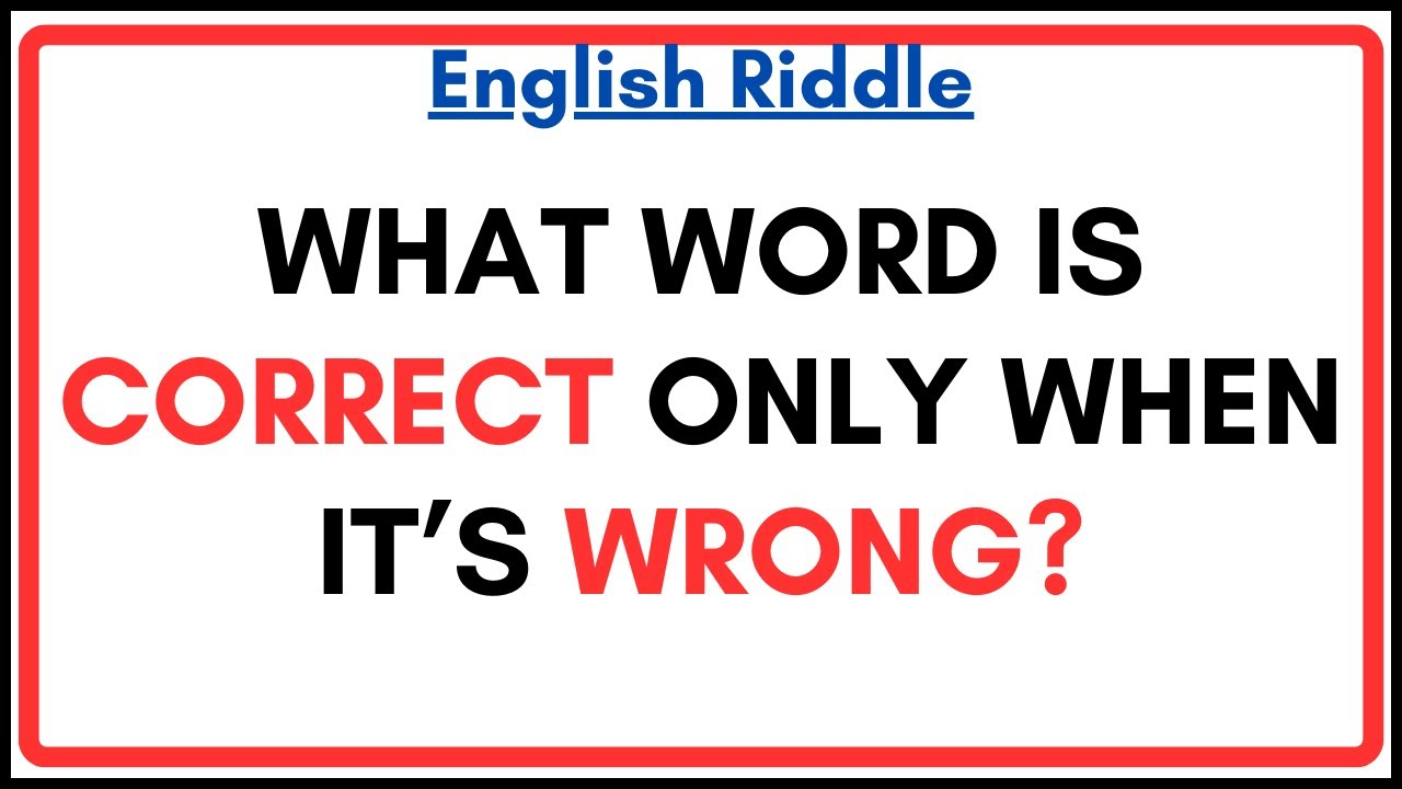 Mind-Blowing English Riddles: Challenge Your Language Skills!