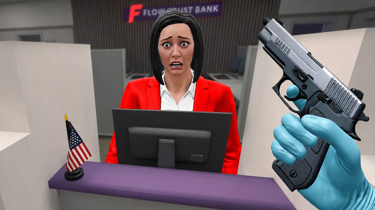 I tried robbing a virtual reality bank... (PAYDAY: Aces High)