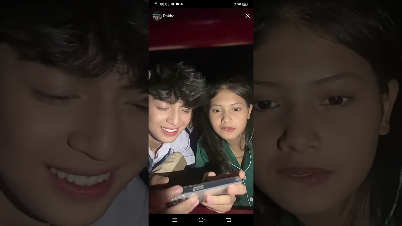 part 2 lanjutan live Rakha, Mala dan afan