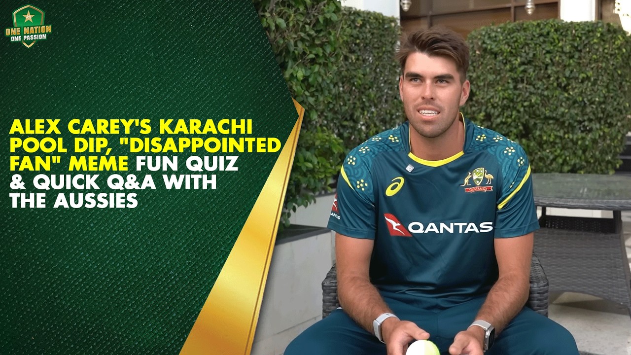 Alex Carey's Karachi Pool Dip, 