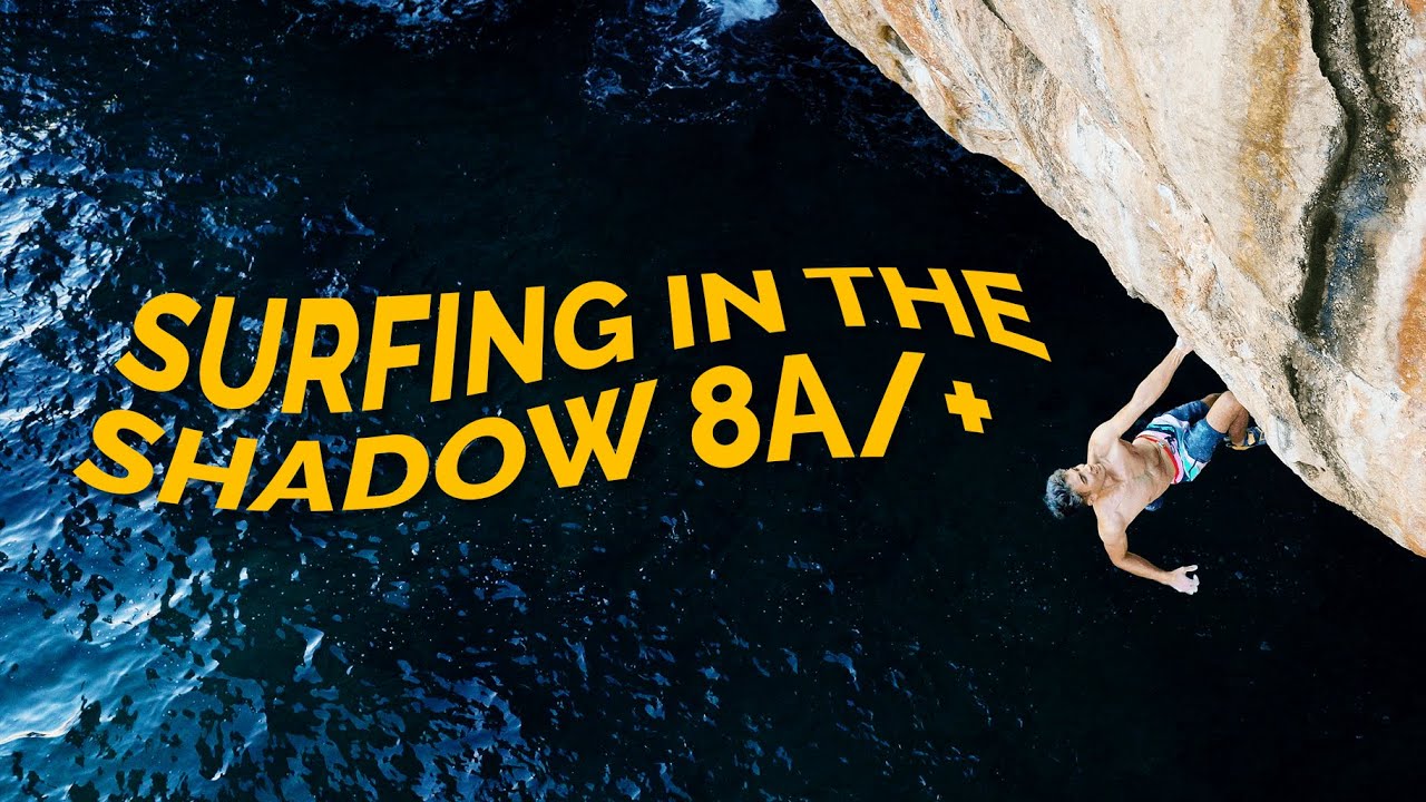 Surfing in the Shadow 8a/+, Mallorca Deep Water Soloing