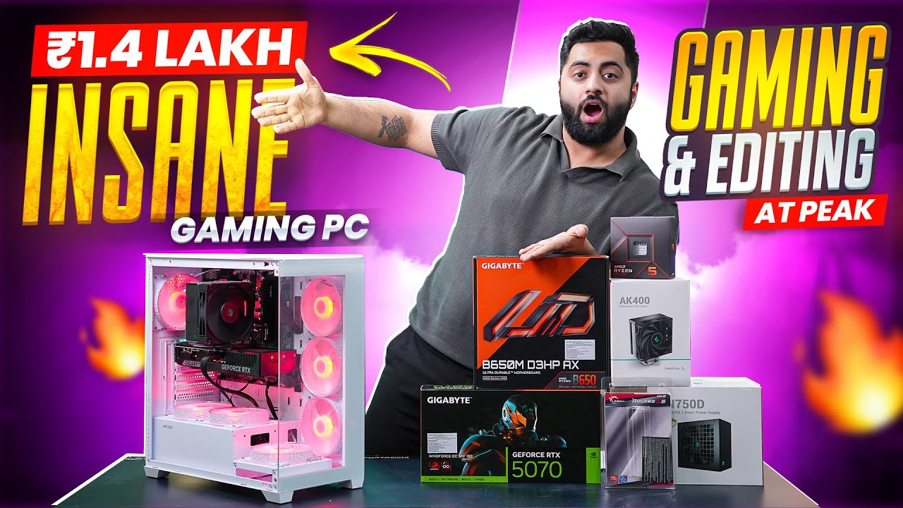 Insane ₹1.4 Lakh 1440P Gaming PC 😱🔥