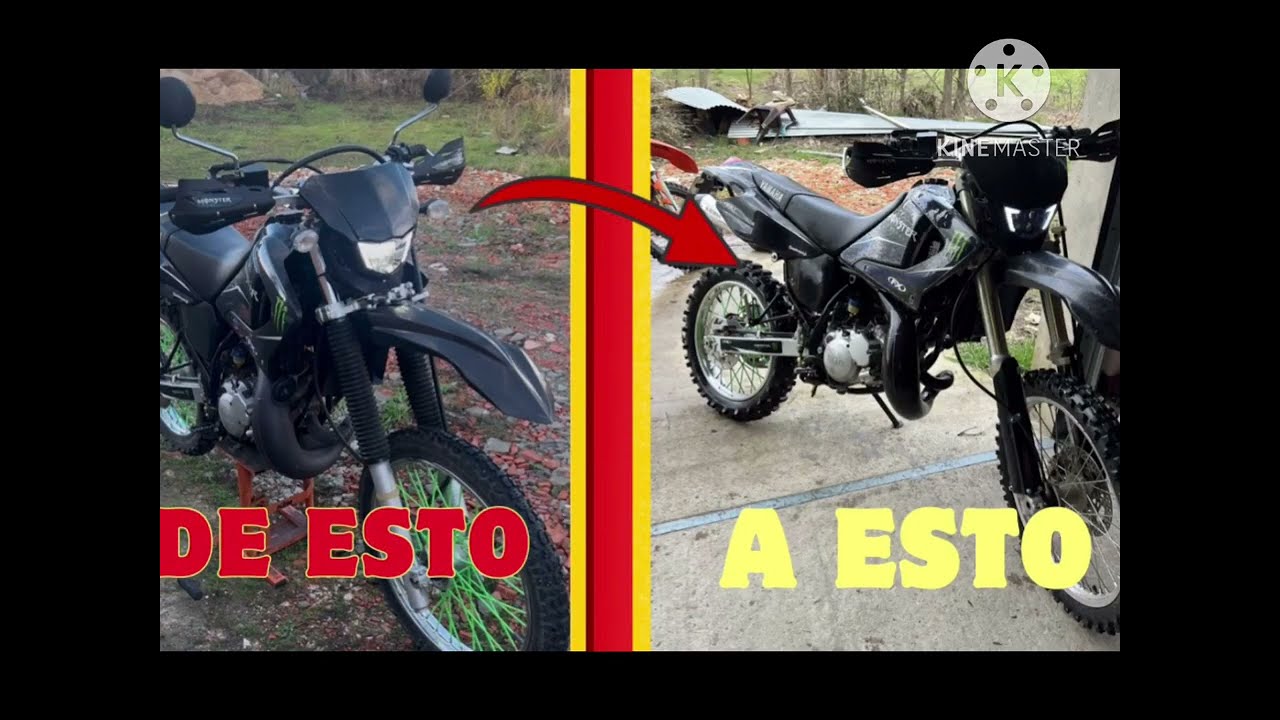 Modificando mi dt125 (quedo flipante🤩)