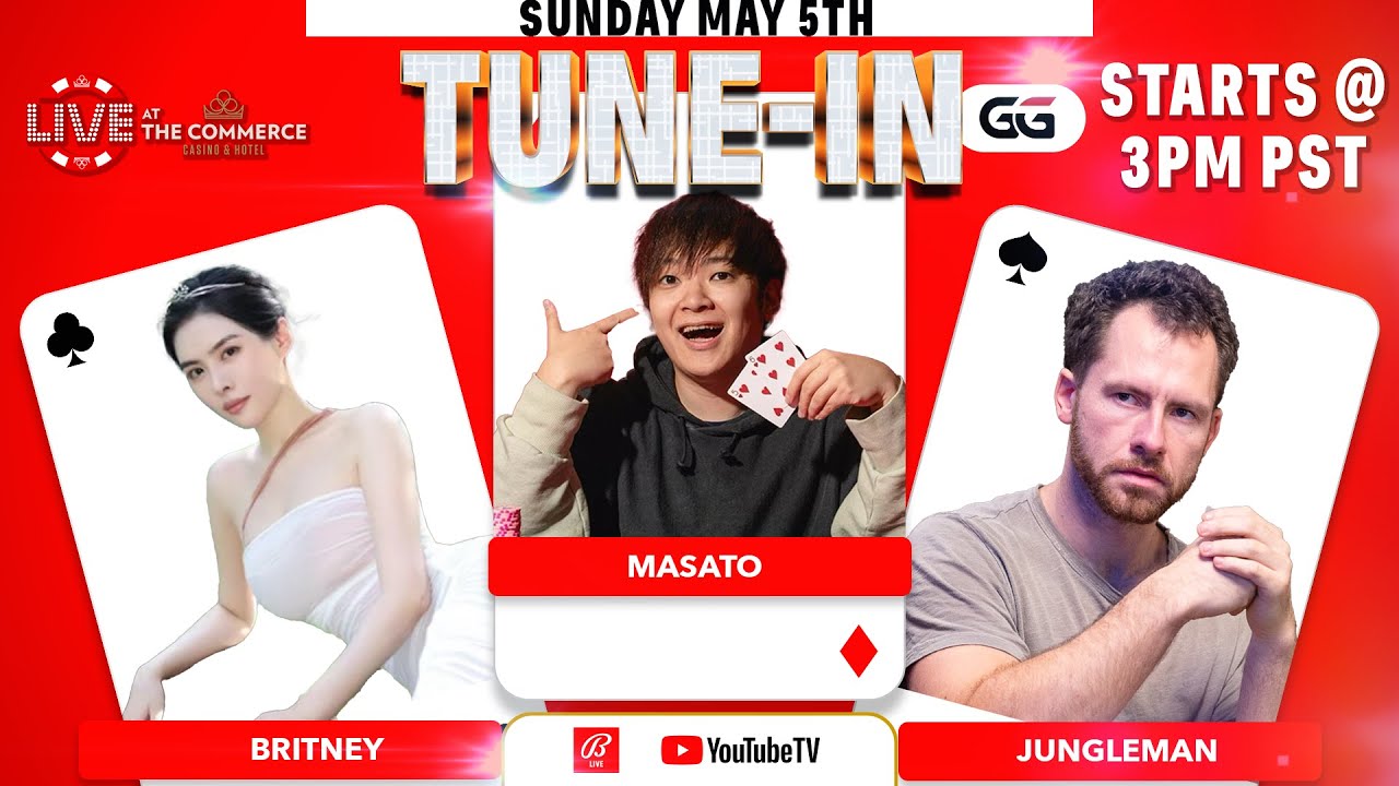 $50/$100+$100 BBA LIVE AT THE COMMERCE | BALLY LIVE POKER MASATO, JUNGLEMAN, BRITNEY
