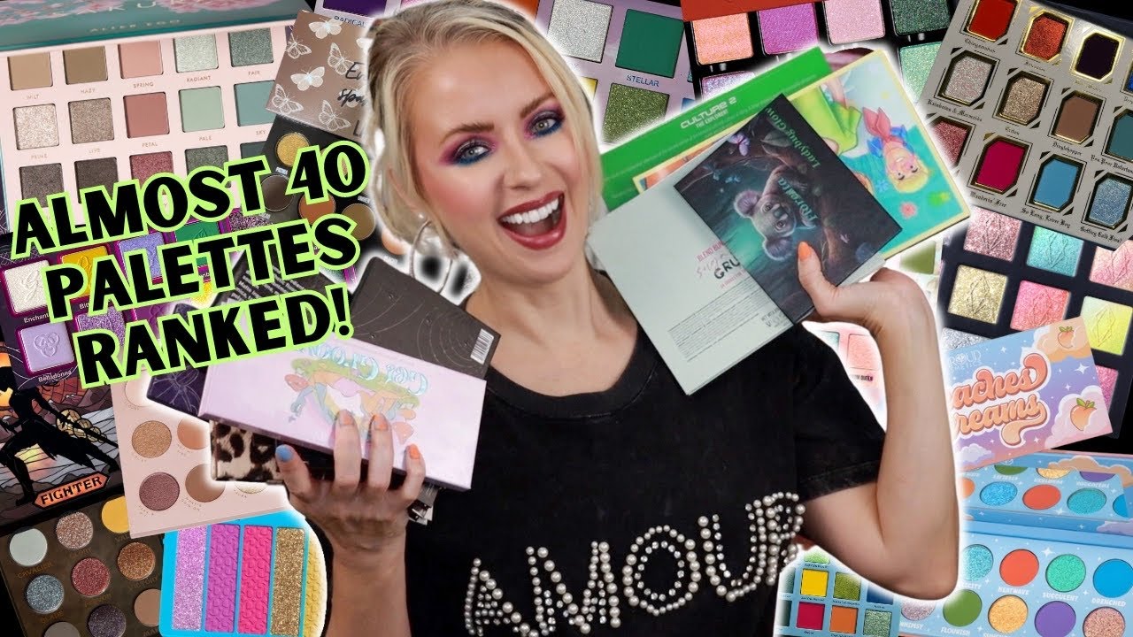 RANKING ALL THE EYESHADOW PALETTES I TRIED IN SUMMER 2023 | Steff's Beauty Stash