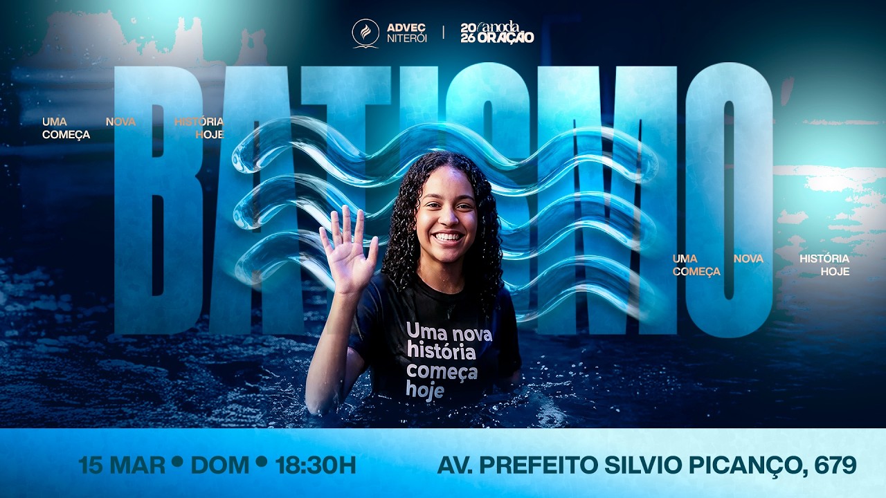 Batismo - Pr. Marquinhos Menezes | 15/03/2026
