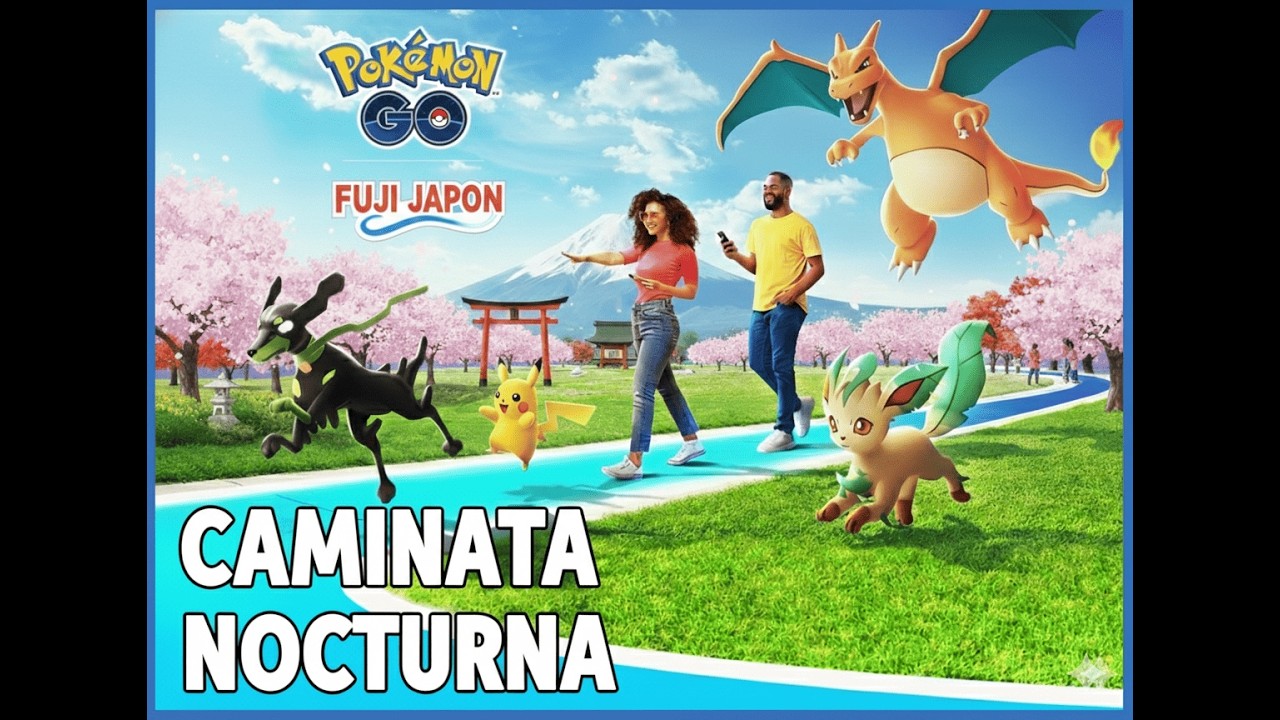 ASH MC FLY ANDA EN EL MONTE FUJI , EN JAPON / CAMINATA NOCTURNA / CAZANDO POKEMONES