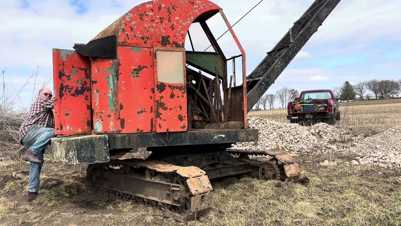 Bucyrus-Erie 10B first start of the year 4/5/25