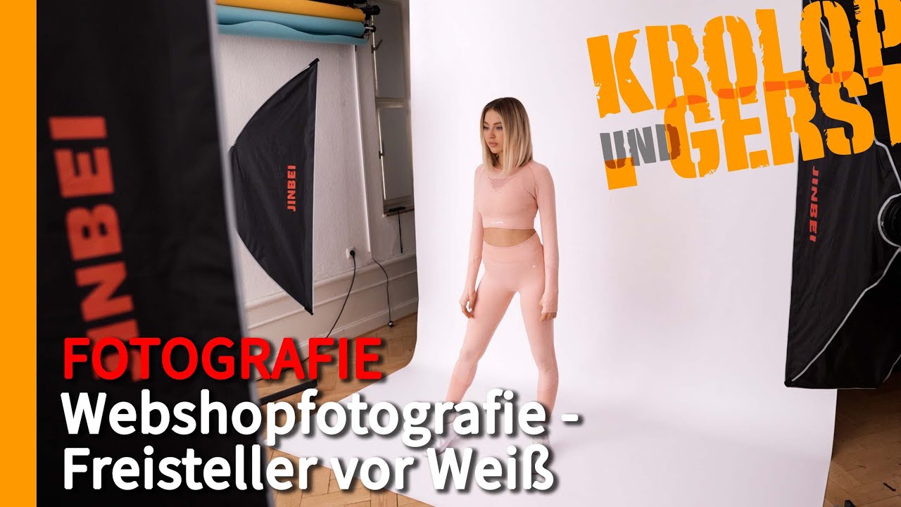 Webshopfotografie mit Aufsteckblitzen - Freisteller vor Weiß 📷 Krolop&Gerst