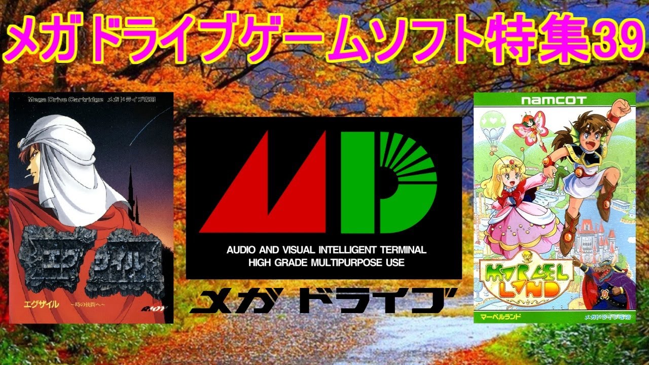 メガドライブゲーム特集39「SEGAレトロゲーム機シリーズ」５作品紹介＃マーベルランド＃エグザイル＃大航海時代＃メガドライブ＃レトロゲーム