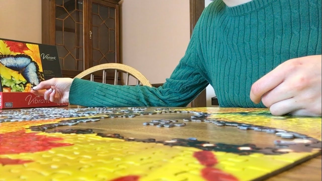 asmr jigsaw puzzle 🧩 for background focus and study [1 HOUR]