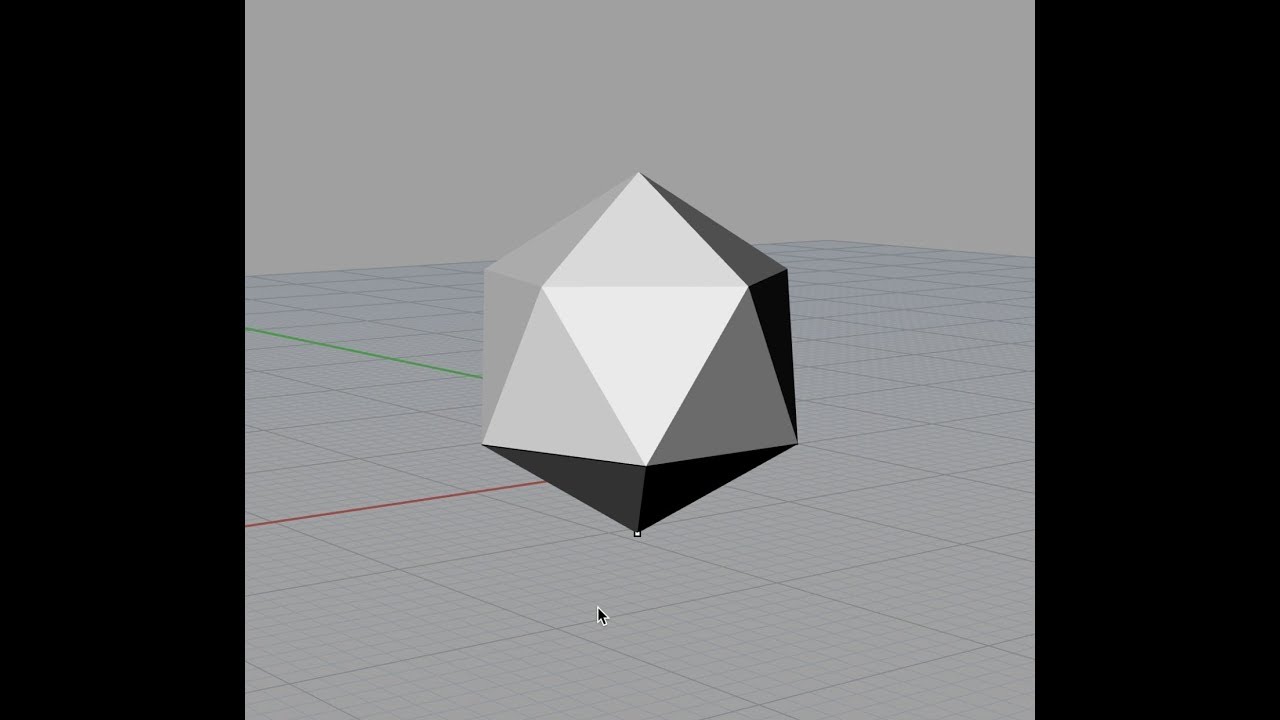 Rhino Activity-02: 正20面體  Icosahedron