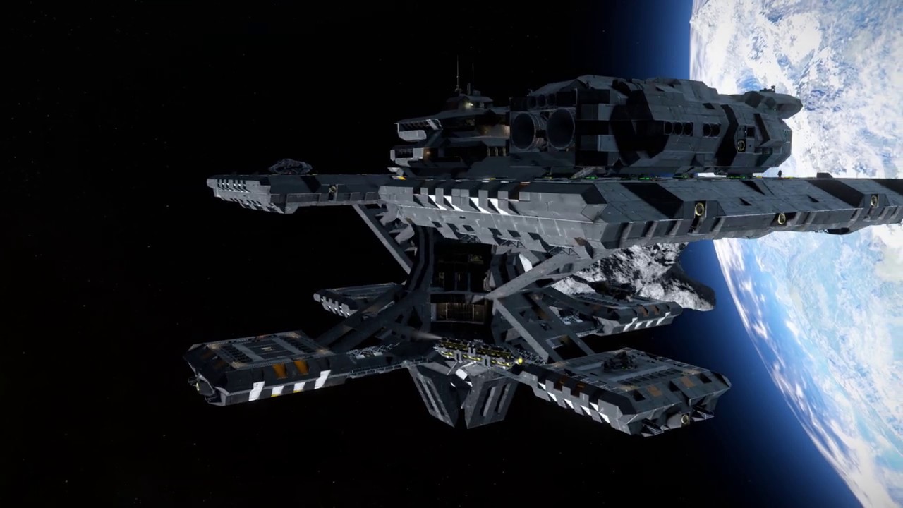 Void Station - Space Engineers - Time Lapse Build