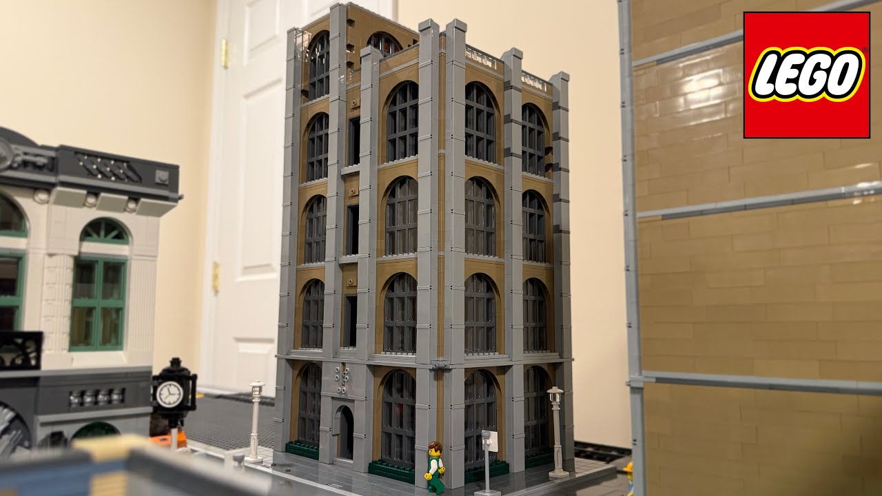 CUSTOM LEGO Apartment Modular Buildings Progress!
