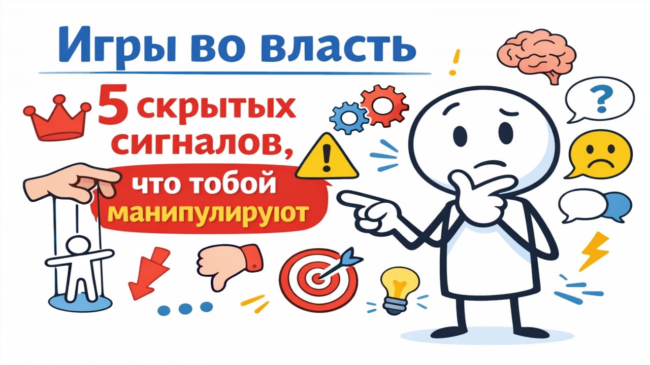 Игры во власть: 5 скрытых сигналов, что тобой манипулируют