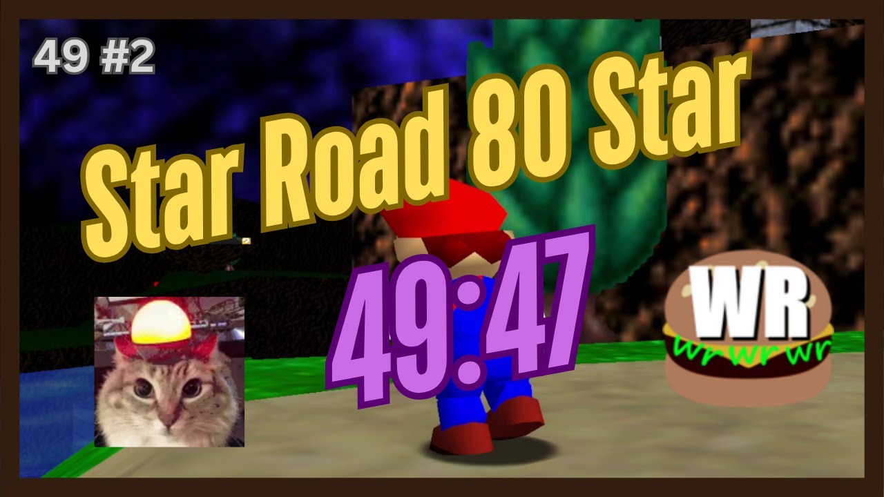 [WR] Star Road - 80 Star (Modern) Speedrun in 49m 47s