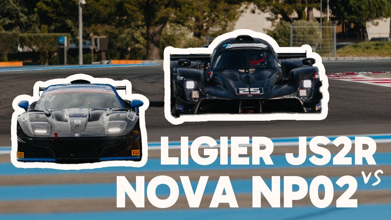 Comparative lap at Paul Ricard - Nova NP02 vs Ligier JS2 R