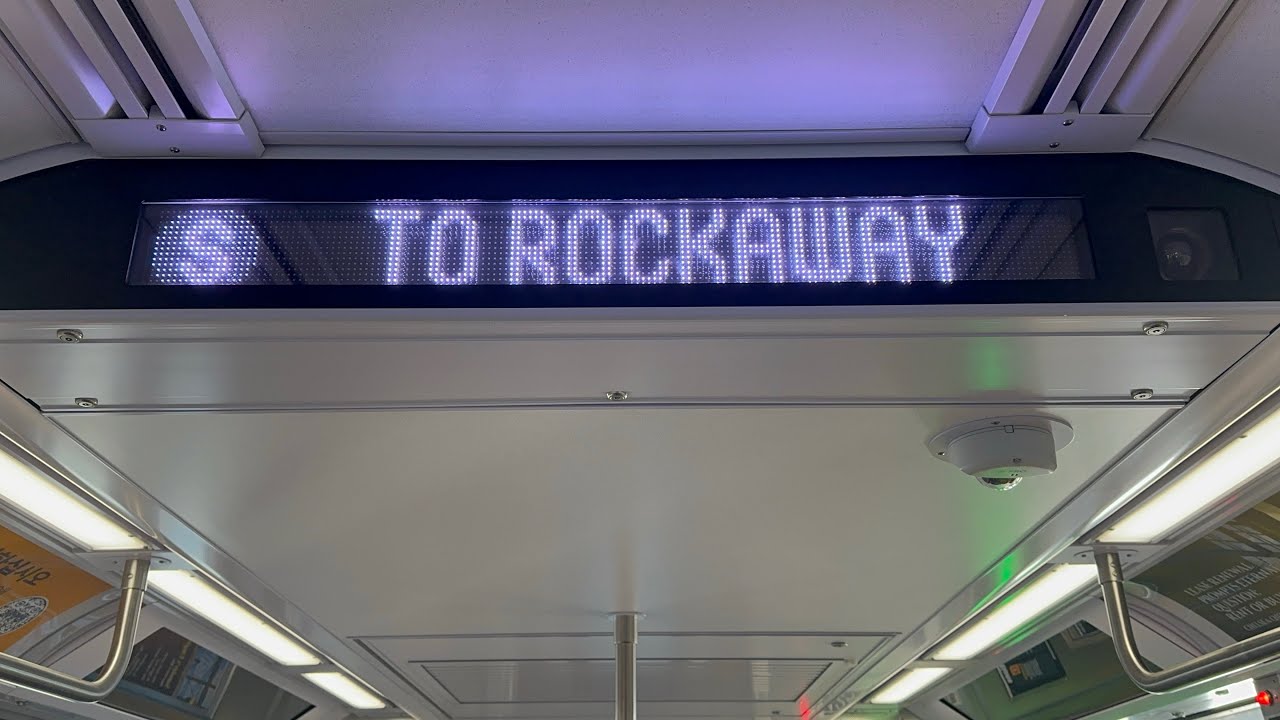 The Rockaway Line: R211 Shuttle Train Ride from Rockaway Park-Beach 116 Street to Rockaway Boulevard