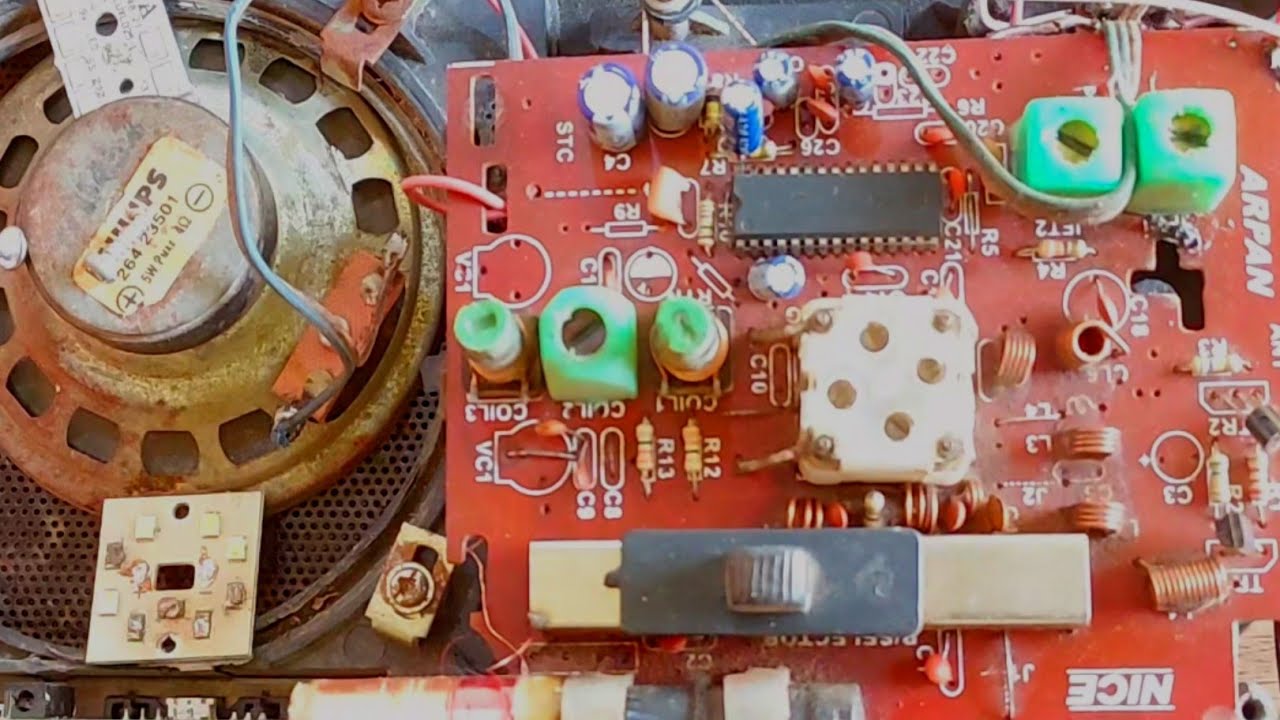 Как подключить 3-контактный светодиод настройки в радиоприемнике | Radio me tuning LED ke Konecti...