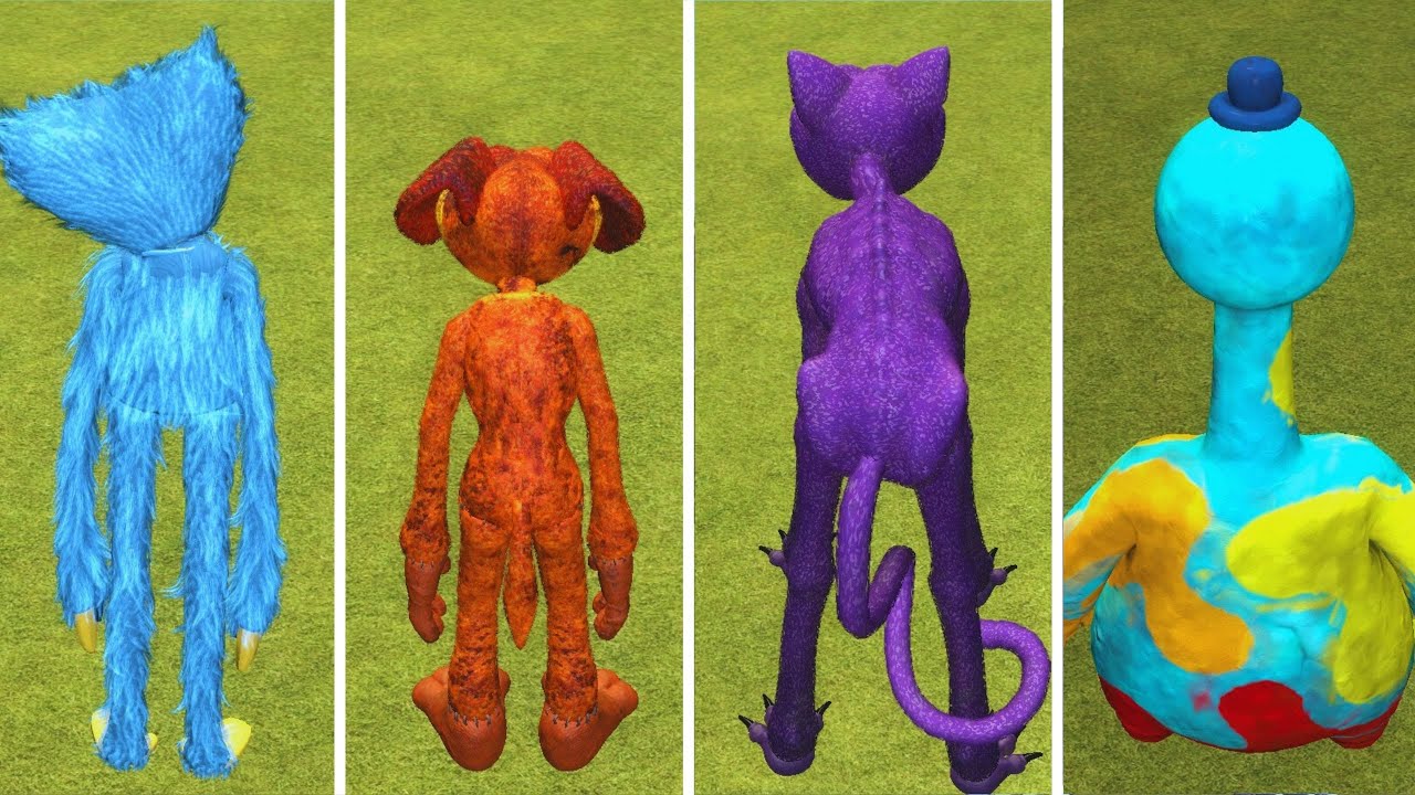 POPPY PLAYTIME CHAPTER 1, 2, 3, 4 CANAVARLARI OLDUM VE ŞEHİRE SALDIRDIM GARRY'S MOD